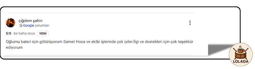Lolada Öğrenci Yorumları | Loldada DrumHouse Kartal İstanbul Müzik Kursu Dersleri