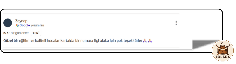 Lolada Öğrenci Yorumları | Loldada DrumHouse Kartal İstanbul Müzik Kursu Dersleri